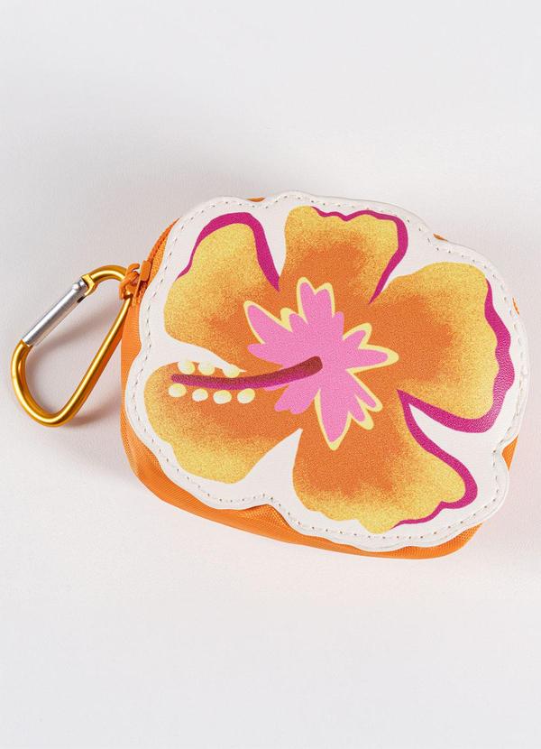 Sacolinha Me Leva Floral Havaiano Off White
