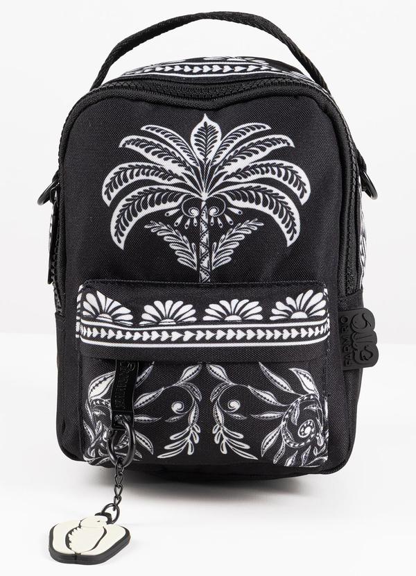 Mochila Borogodó Coqueiro Sereno Preto