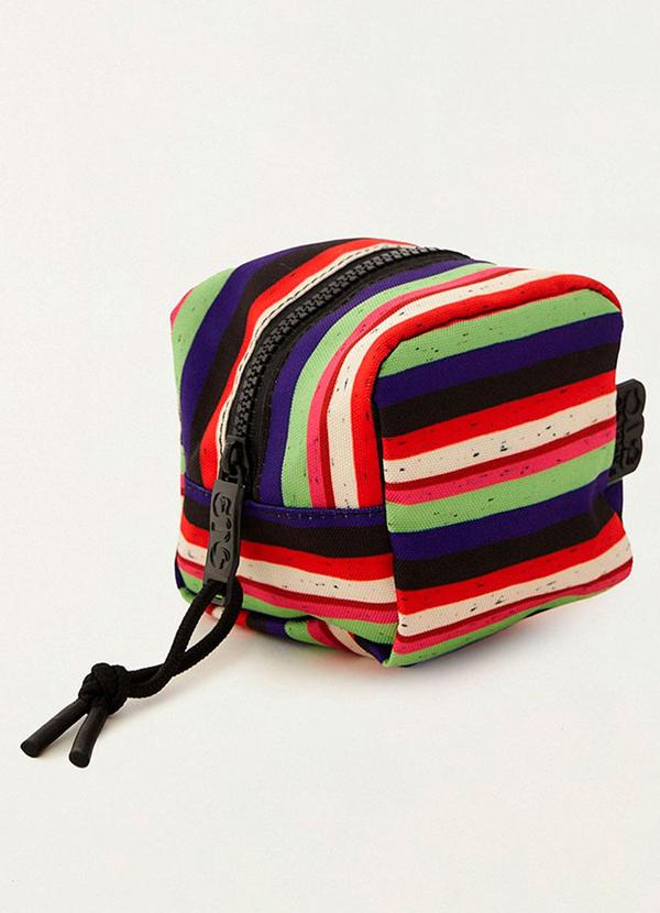Necessaire Caçula Listra Jardim Vermelho