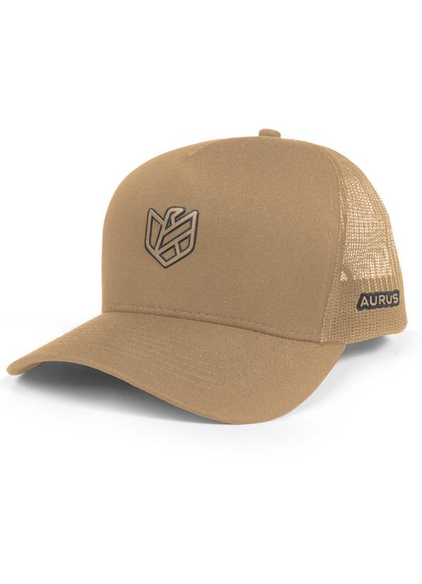 Boné Trucker Bege