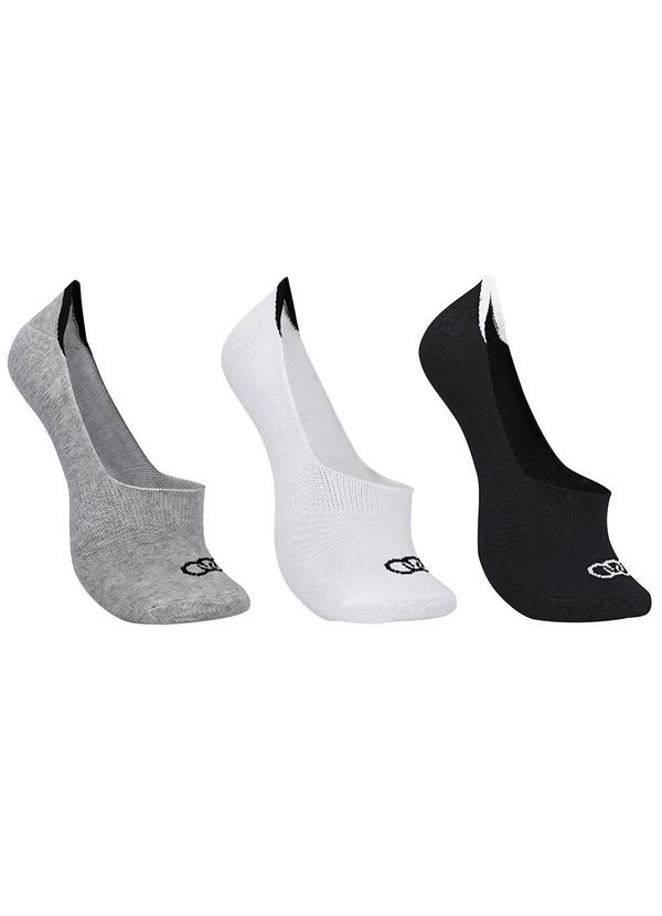Vista 2 Tripack Meia Olympikus Ultra Invisível 39 A0 OLYMPIKUS