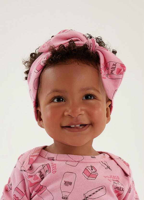 Faixa de Cabelo Essentials Rosa