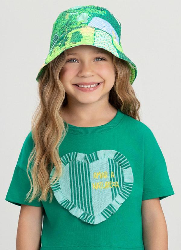 Chapéu Bucket Natureza Três e Já Verde