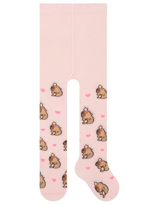 Vista 2 Meia Calça Infantil Rosa Rovitex Rovitex
