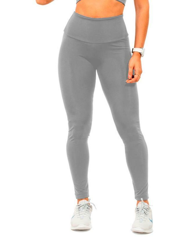 Legging Power Feminina Cinza