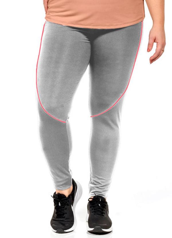 Legging Power Feminina Cinza
