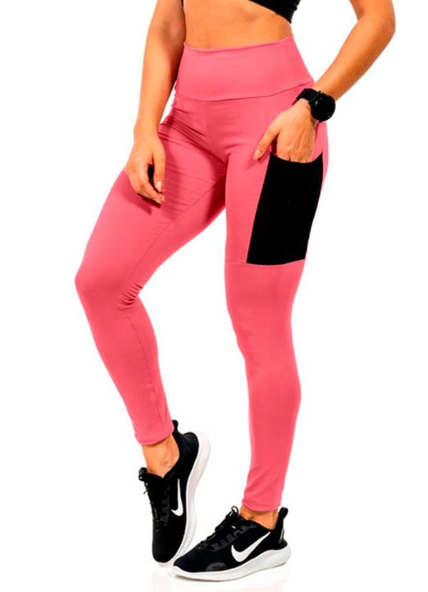 Legging Power Feminina Rosa