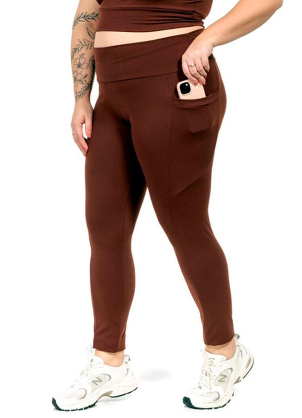 Legging Suplex Feminina Marrom