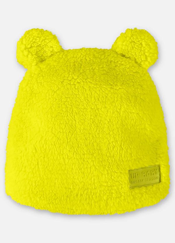 Touca Unissex para Bebê Amarelo