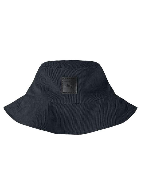 Bucket Menino Veludo Cotelê Preto