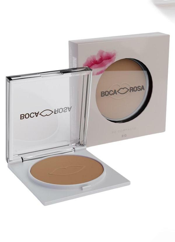 Vista 2 Pó Compacto Cor 05 9g Boca Rosa Boca Rosa