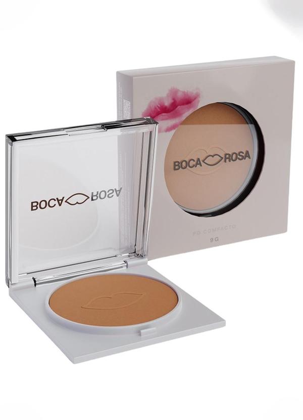 Vista 2 Pó Compacto Cor 06 9g Boca Rosa Boca Rosa