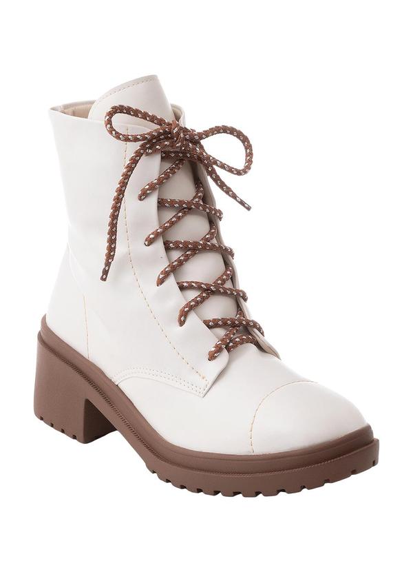 Bota Off White Cano Médio