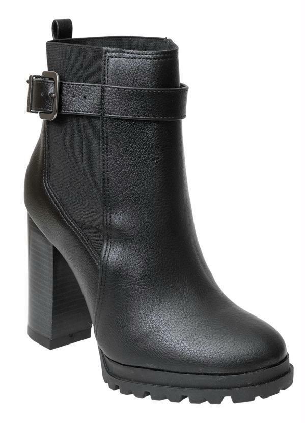 Bota Vizzano Preto em Sintético