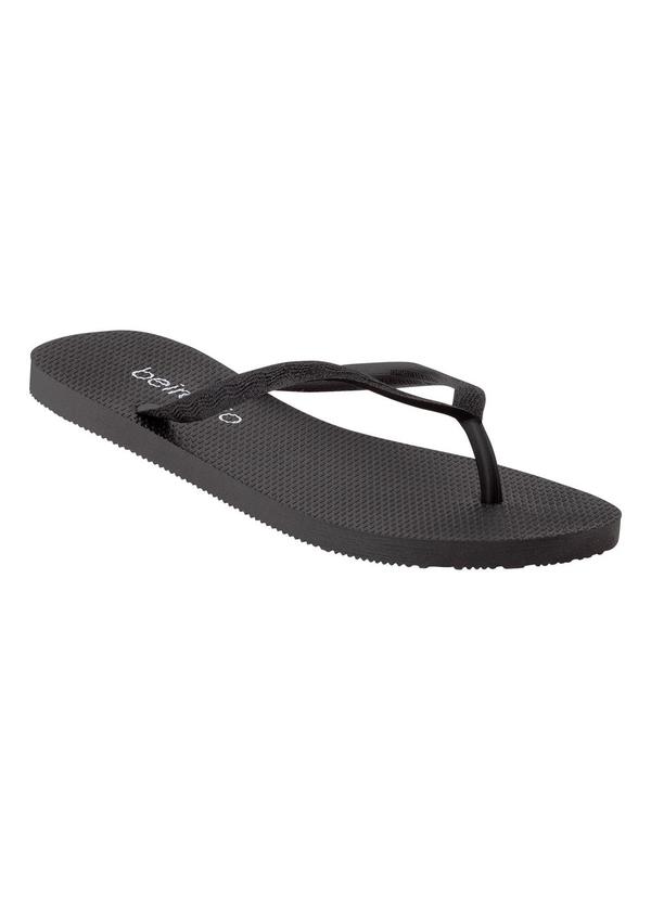 Vista 2 Chinelo Beira Rio Preto em Pvc BEIRA RIO