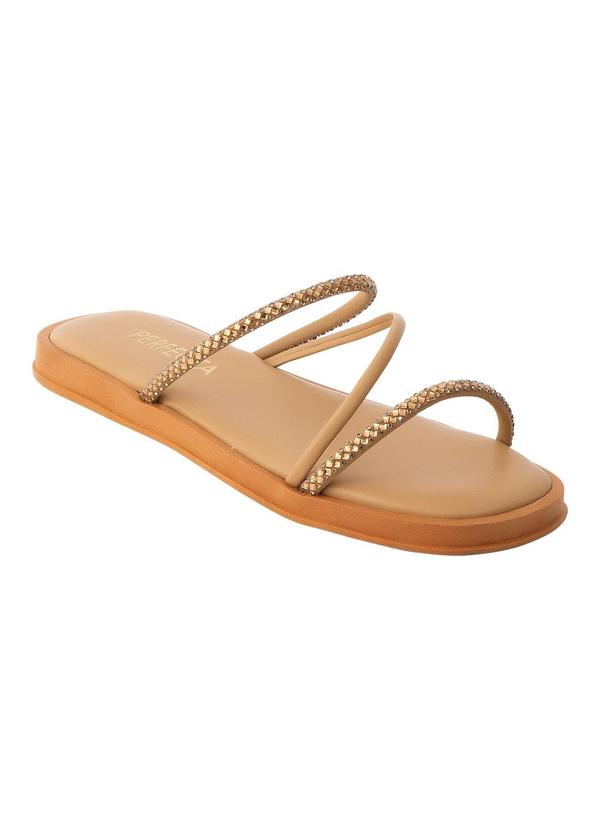 Chinelo Caramelo em Sintético