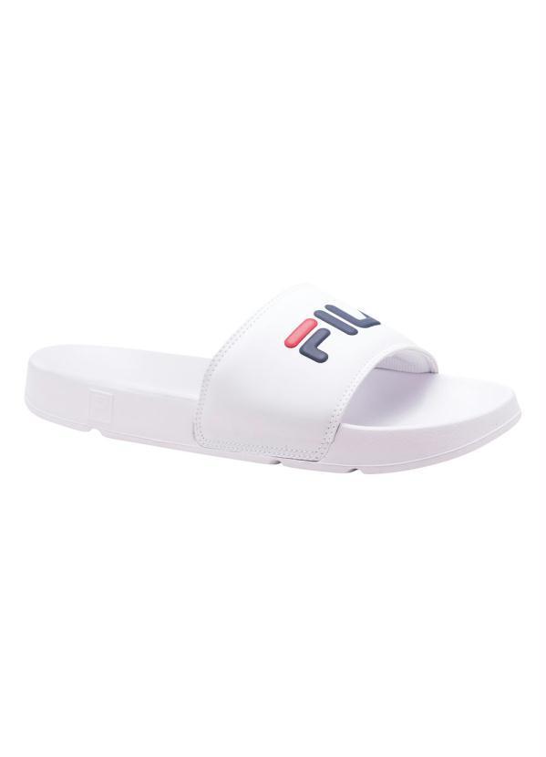 Vista 2 Chinelo Fila Drifter Basic Branco Slide Fila