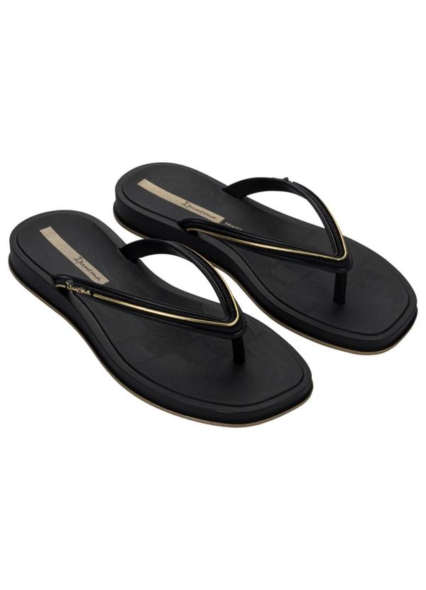 Chinelo Glow Dedo Br745 Preta