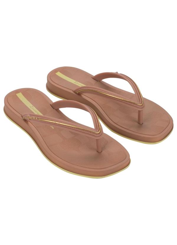 Chinelo Glow Dedo Br746 Dourado