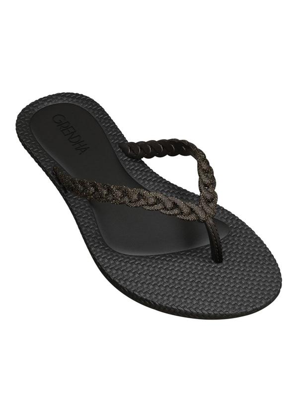 Vista 2 Chinelo Grendha Todo Dia Glam Preto GRENDHA