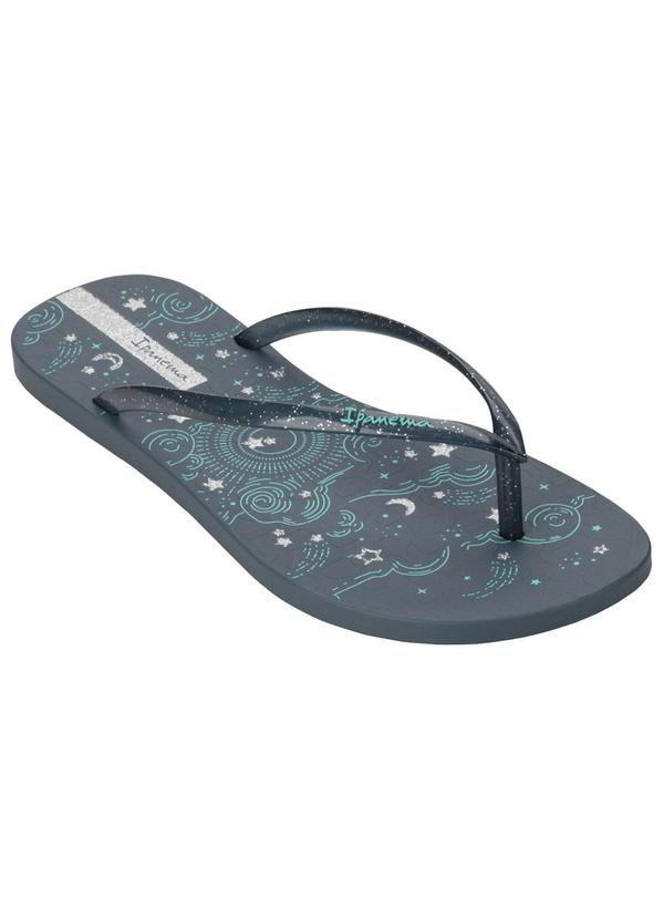 Vista 2 Chinelo Ipanema Easy Azul em Sintético Ipanema