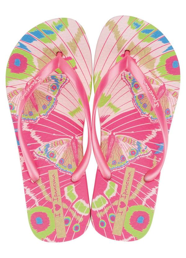 Vista 2 Chinelo Ipanema Fashion Animal Rosa Ipanema