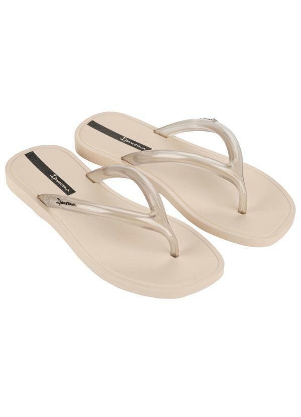 Vista 2 Chinelo Ipanema Puffer Day Bege Ipanema