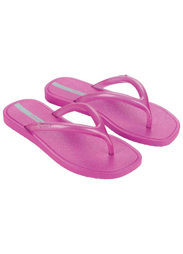 Vista 2 Chinelo Ipanema Puffer Day Brilha Pink Ipanema
