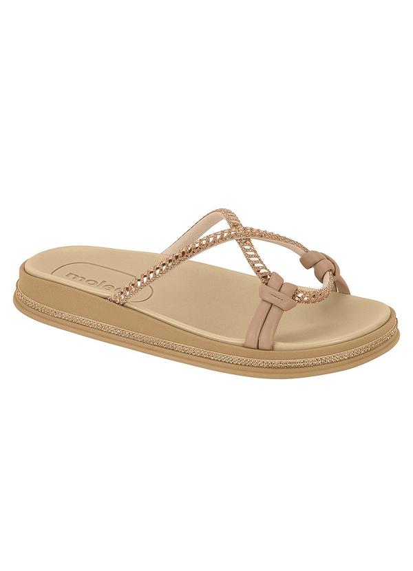 Chinelo Moleca Bege