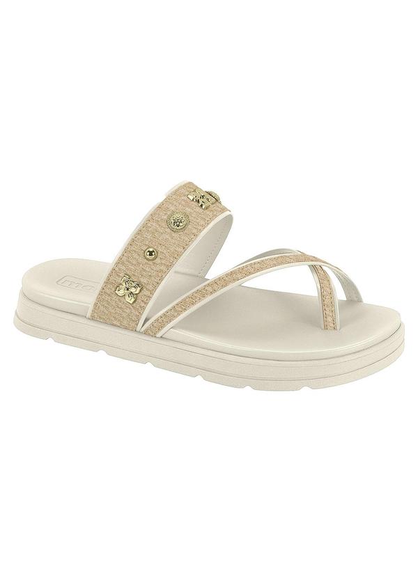 Chinelo Moleca Creme