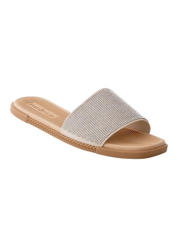 Chinelo Moleca Cristal em Sintético