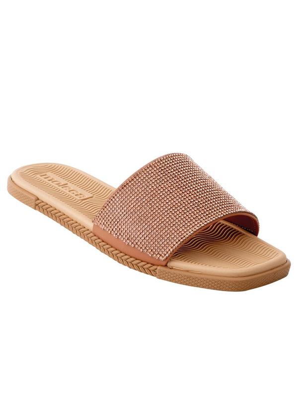 Chinelo Moleca Nude em Sintético