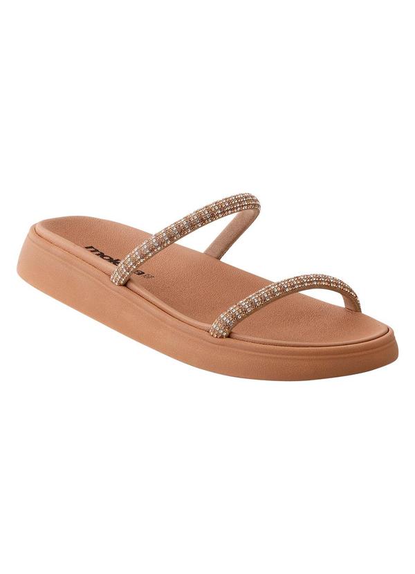 Chinelo Moleca Nude em Sintético