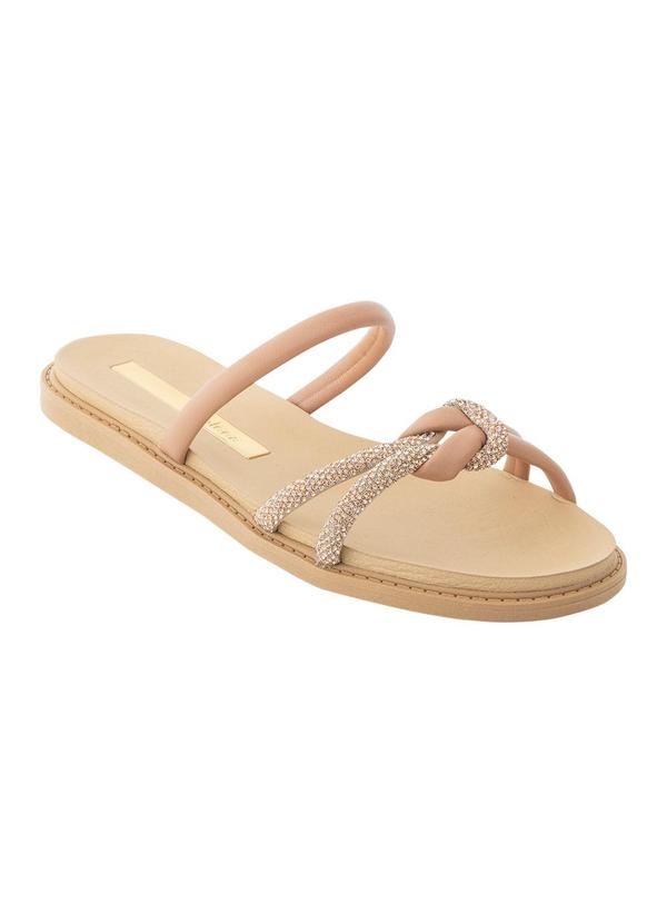Chinelo Moleca Nude em Sintético