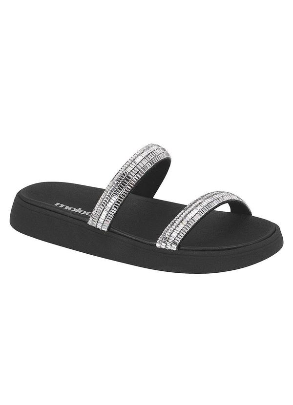 Chinelo Moleca Preta em Sintético