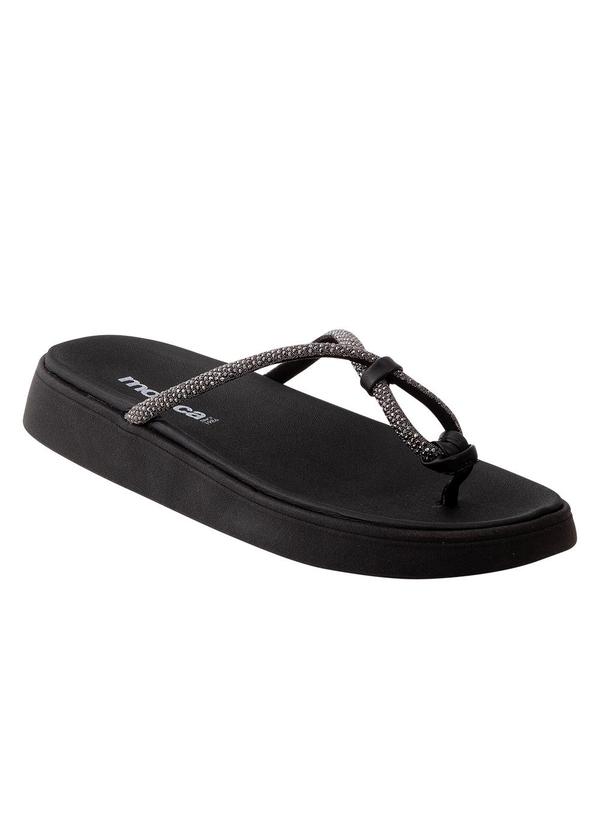 Chinelo Moleca Preto em Sintético