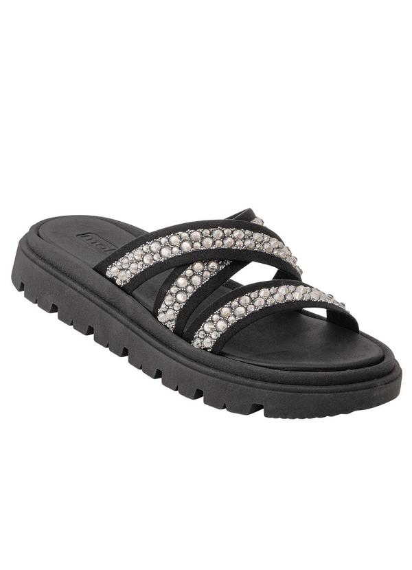 Chinelo Moleca Preto em Sintético