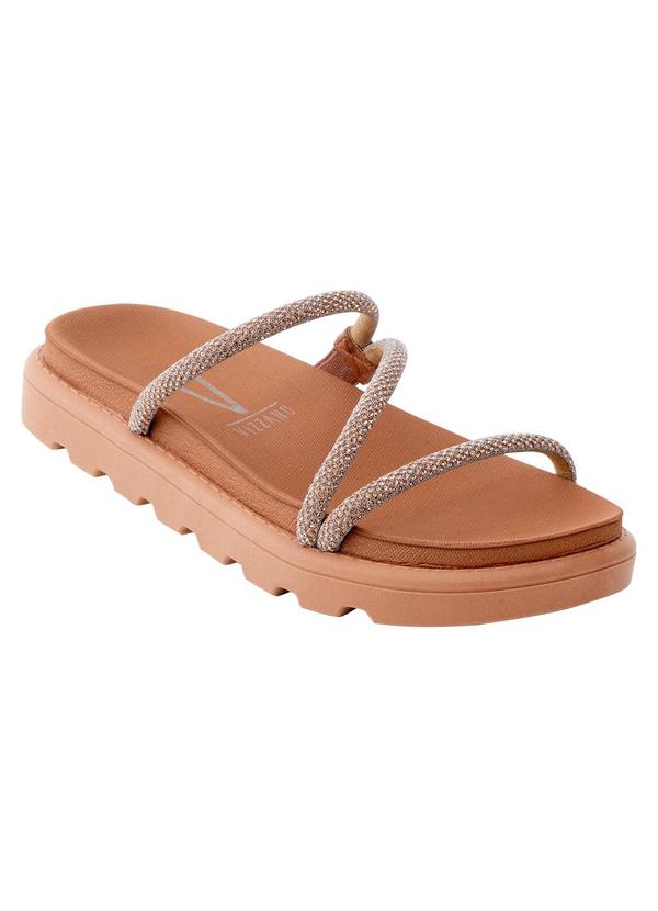 Chinelo Papete Vizzano Ouro Rosado em Sintético