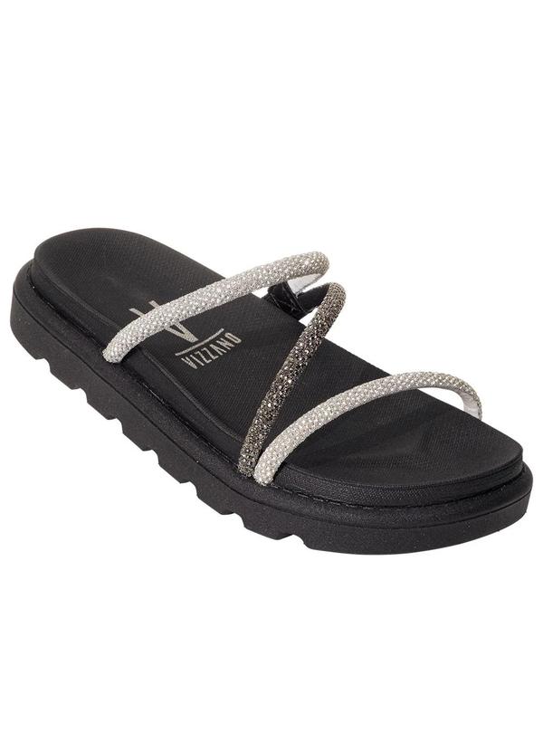Chinelo Papete Vizzano Preto em Sintético