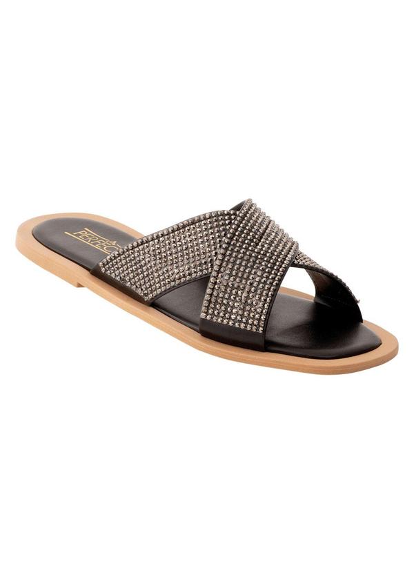 Chinelo Preto em Sintético