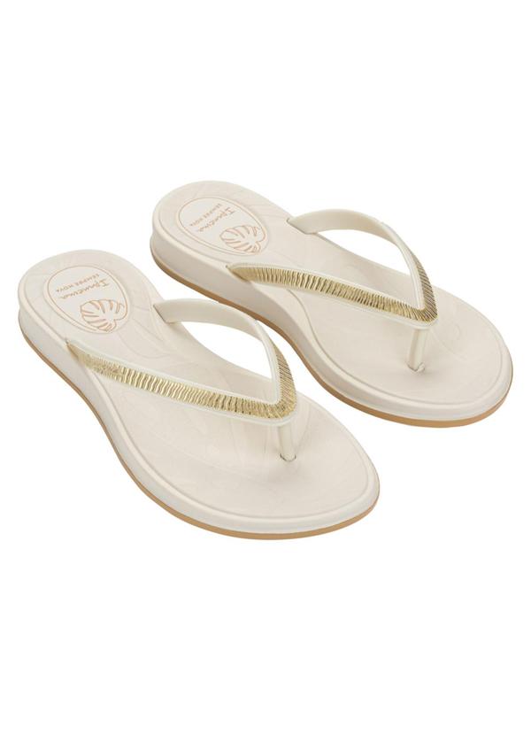 Chinelo Shine Dedo Ce403 Bege