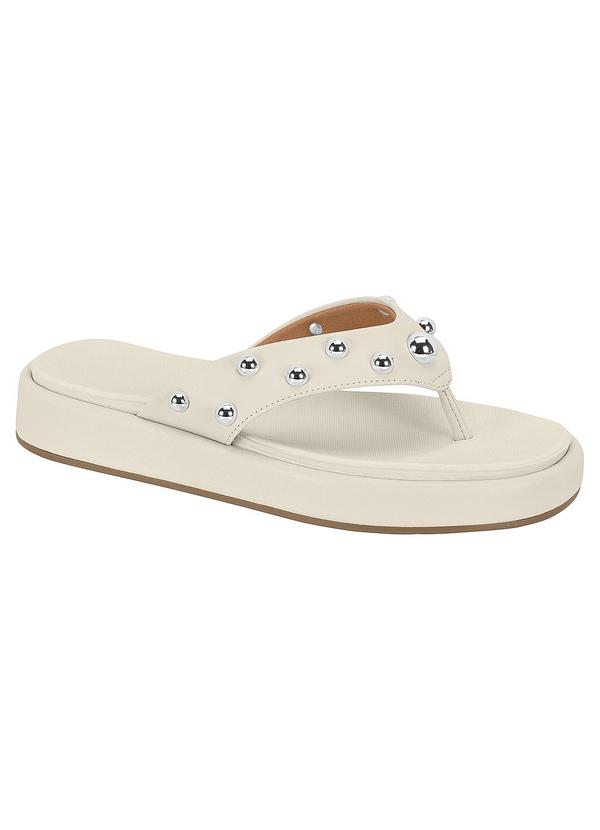 Chinelo Vizzano Of White em Sintético