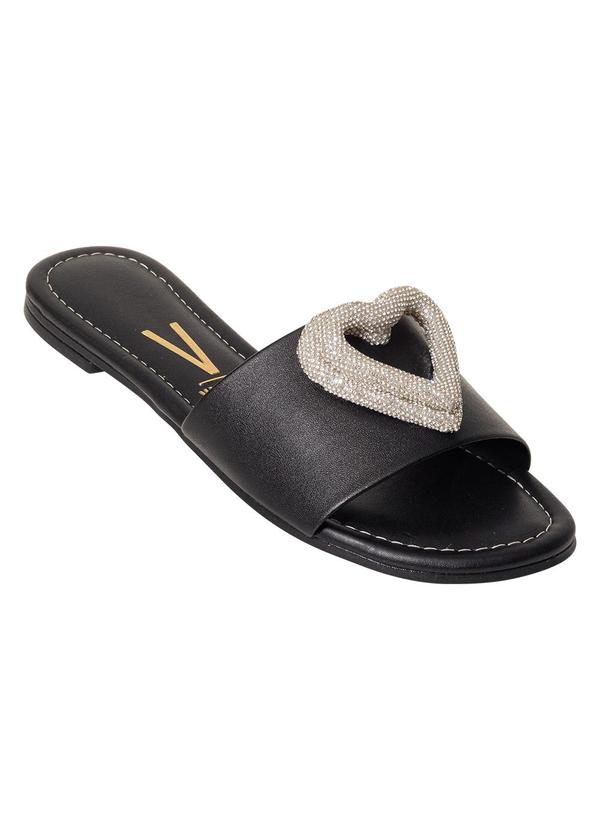 Chinelo Vizzano Preto em Sintético