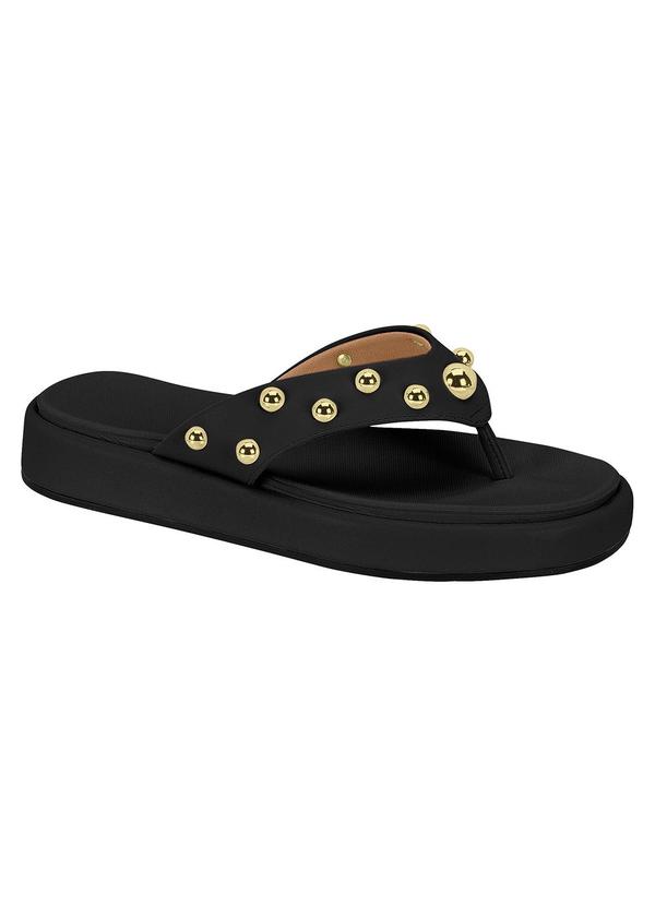 Chinelo Vizzano Preto em Sintético