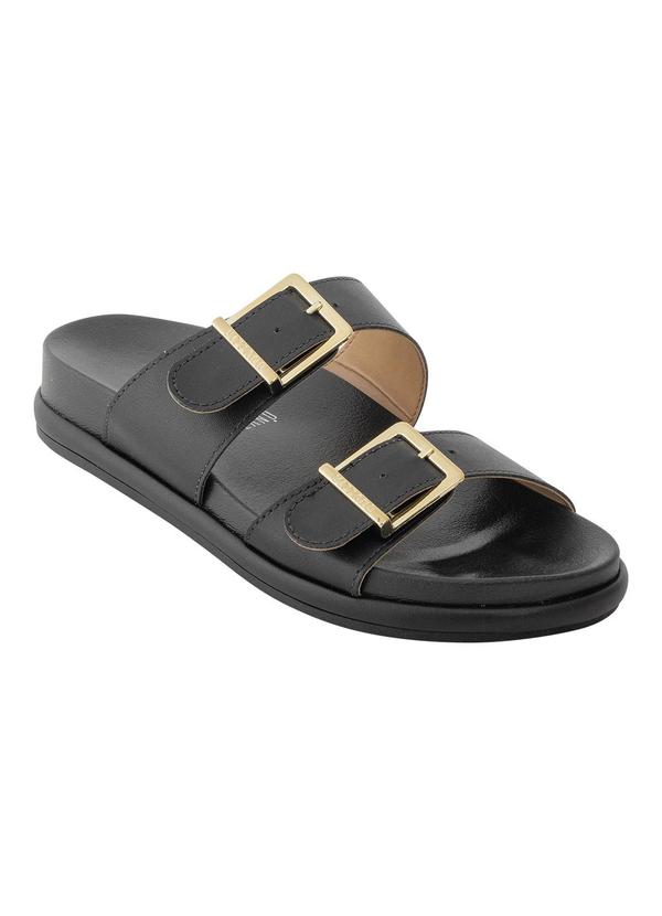 Chinelo Vizzano Preto em Sintético