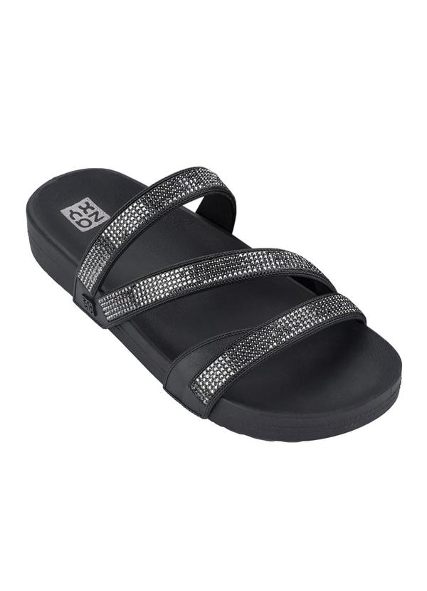 Chinelo Zaxy Glow Preto