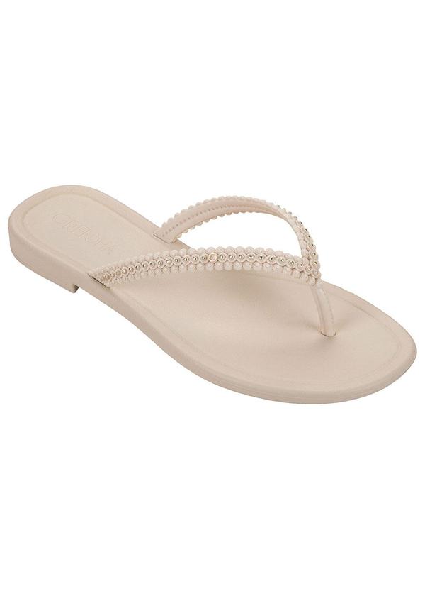 Vista 2 Rasteirinha Grendha Todo Dia Conquista Off White GRENDHA