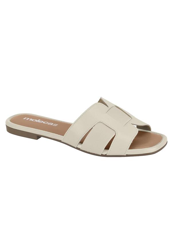 Rasteira Moleca Branco