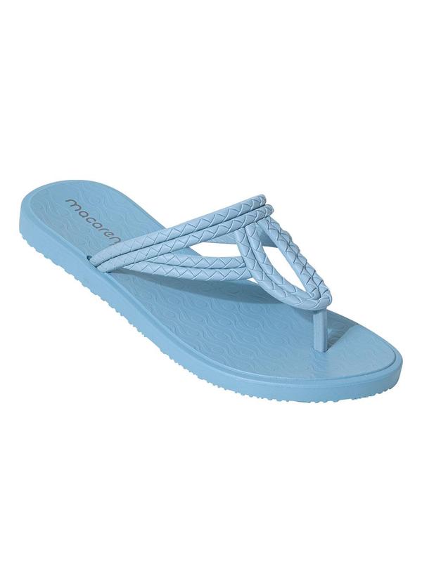 Rasteirinha Azul em Pvc