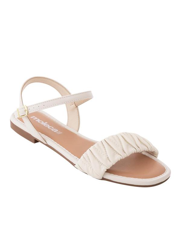 Rasteirinha Moleca Off White